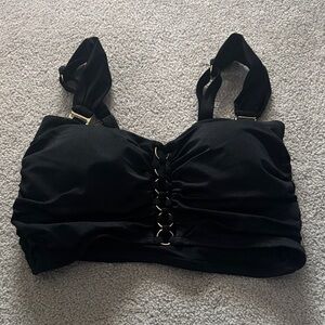 Swimsuits For All Black Crop Top